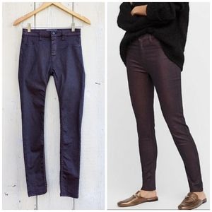 Free People Purple Glitter Jeans W 24